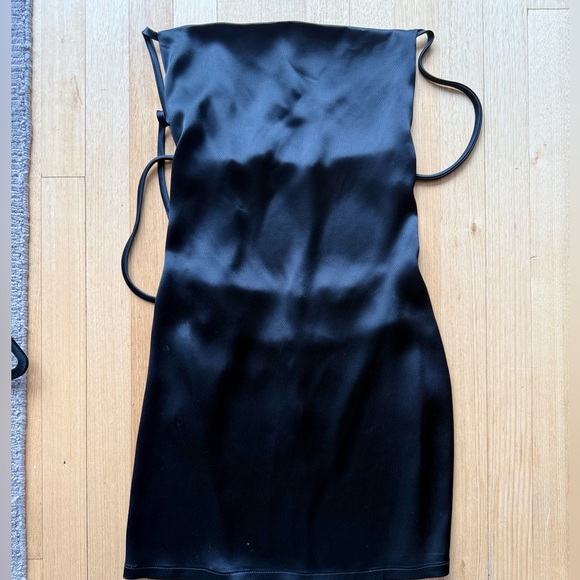NONchalant Dresses & Skirts - NONchalant Black Backless String Mini Dress | Sz: S